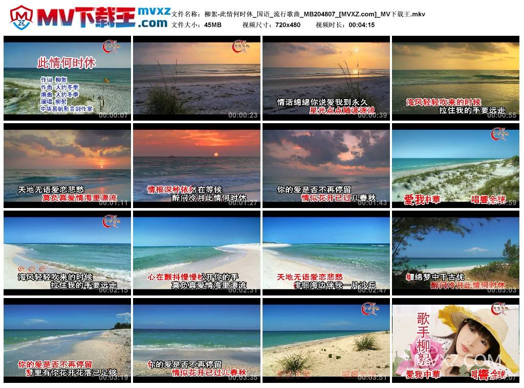 柳絮-此情何时休_国语_流行歌曲_MB204807